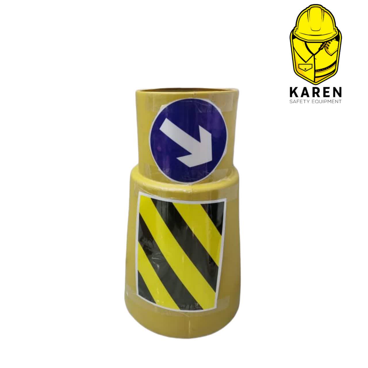 بشکه ترافیکی شبرنگ | ایمنی و دید بالا در شب