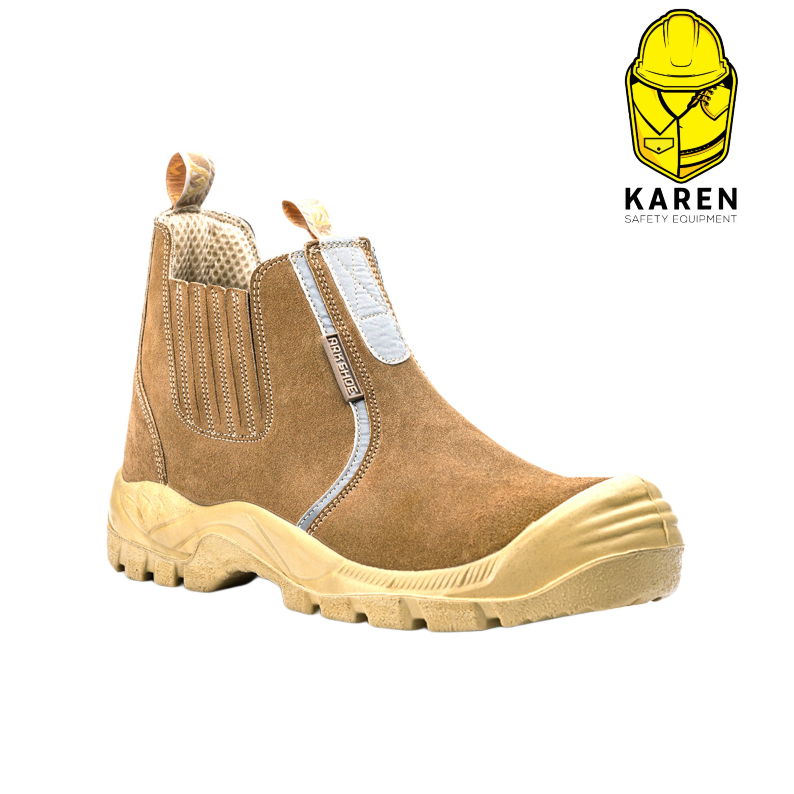 کفش ایمنی ساق بلند مدل تاپ جیر ارک | سرپنجه کامپوزیت، زیره ضد روغن