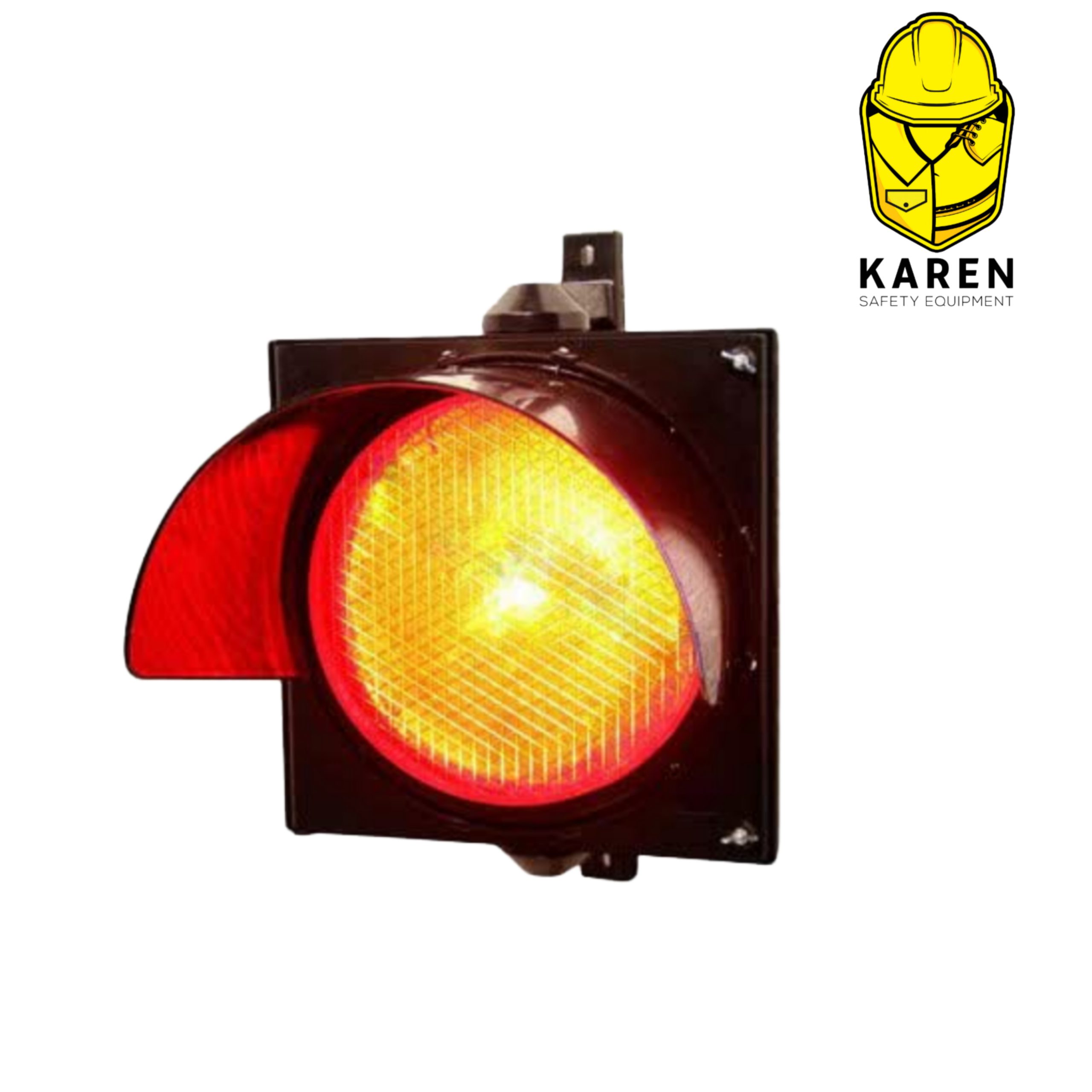 چراغ چشمک‌زن تک‌خانه راهنمایی و رانندگی | هشداردهنده ترافیکی با دید بالا