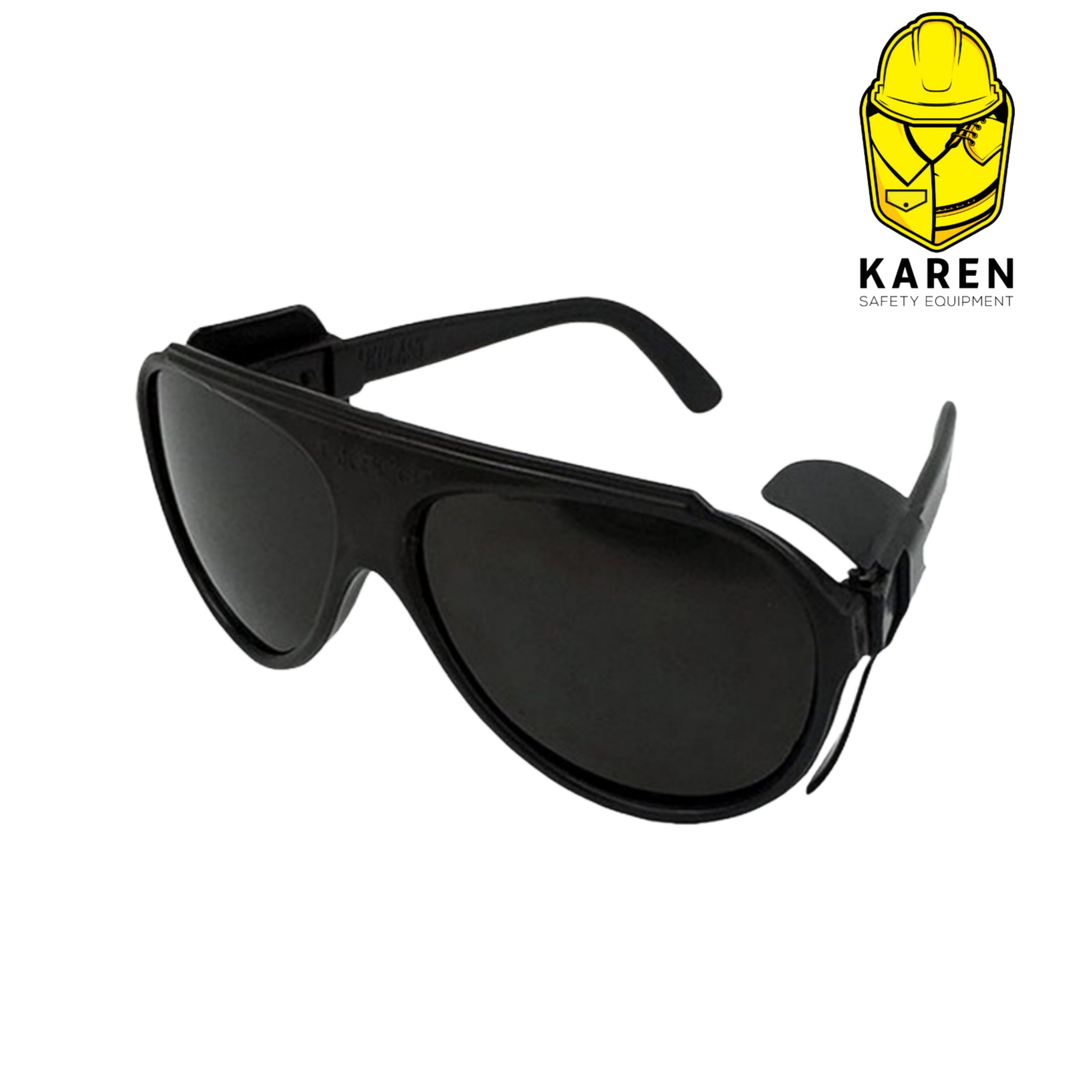 عینک ایمنی جوشکاری تک پلاست مدل دودی ۹ – محافظ مطمئن چشم در جوشکاری